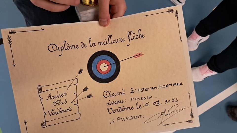 L' équipe de l'AS les Plumes D'or au concours de Vendôme